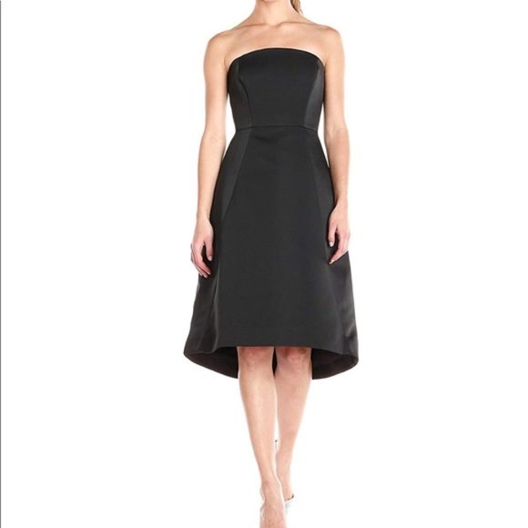 Halston Heritage Fit & Flare Strapless Dress - Picture 1 of 3